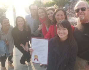 Kim Center Associates at La Mesa's Proclamation for Workplace Gender Equity Day