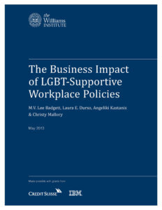 Business Impact of LGBT-Supportive Workplace Policies Cover