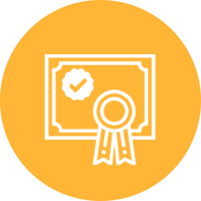 Certification Icon--Certification Paper with a Badge