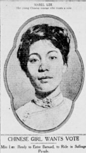Dr. Mabel Lee in a New York Tribune Article in 1912