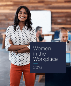Women in the Workplace 2016 Report Cover