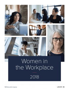 Woman in the Workplace 2018 Report Cover